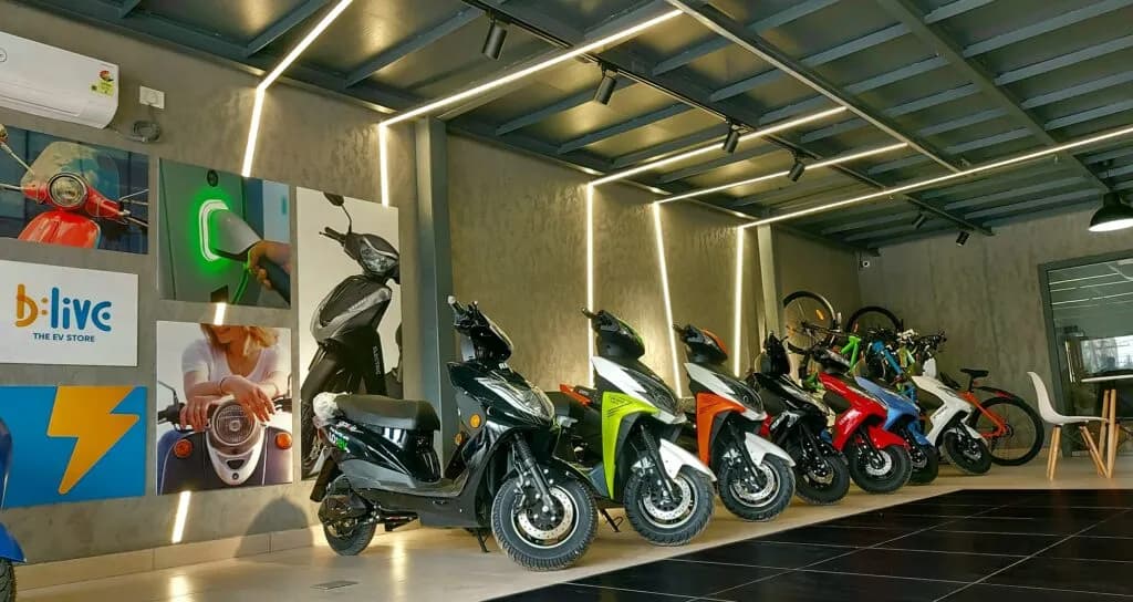 Hermes EV showroom